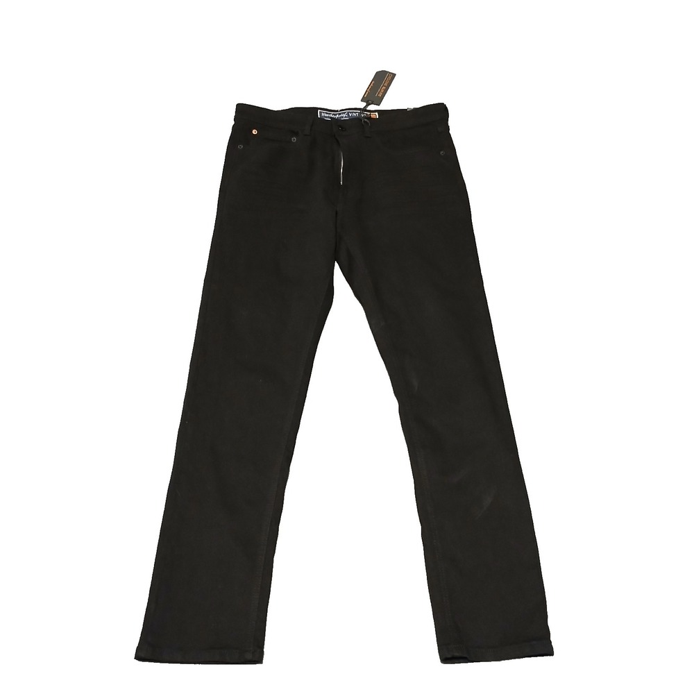 Weatherproof Vintage Cyclone Slim Fit Jeans Men's Size 36 x 32 Black Soft Denim